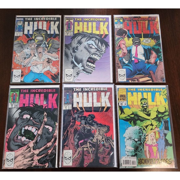 The Incredible Hulk - Lot of 6 Vintage Comic Books from Marvel - Picture 1 of 7